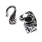 John Bead Antique Silver Style Animals Head Stainless Steel Clasps
